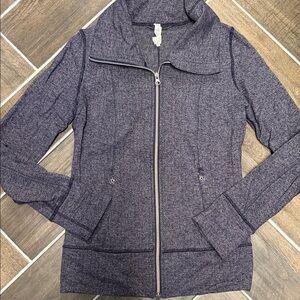 Lululemon Athletica Heathered Blue Jacket
